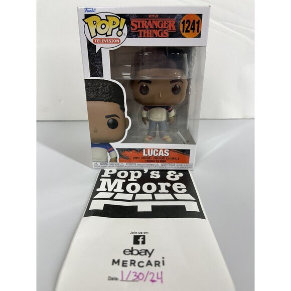 Funko Pops! Stranger Things: Lucas 1241  Vinyl Figure Brand New - Picture 1 of 7